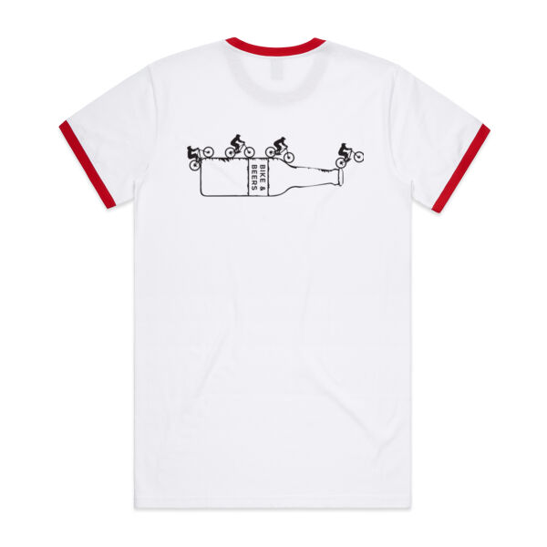 Bike & Beers -  AS Colour Men's Ringer Tee Thumbnail
